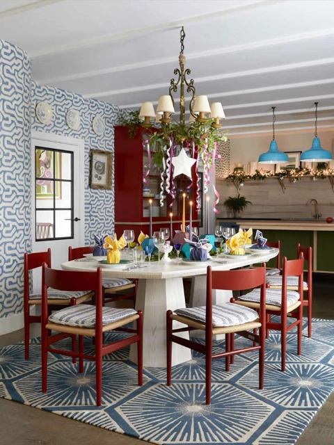 Dining room and tablescape