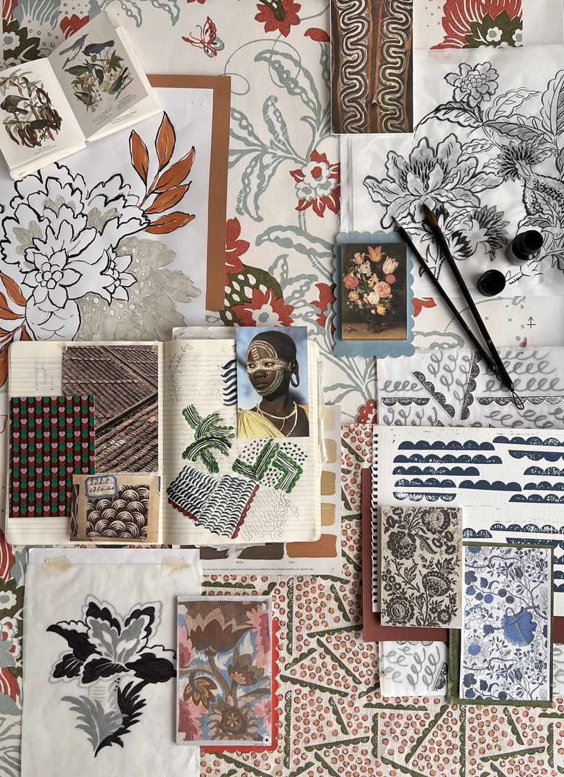 Persephone and Polka inspiration board